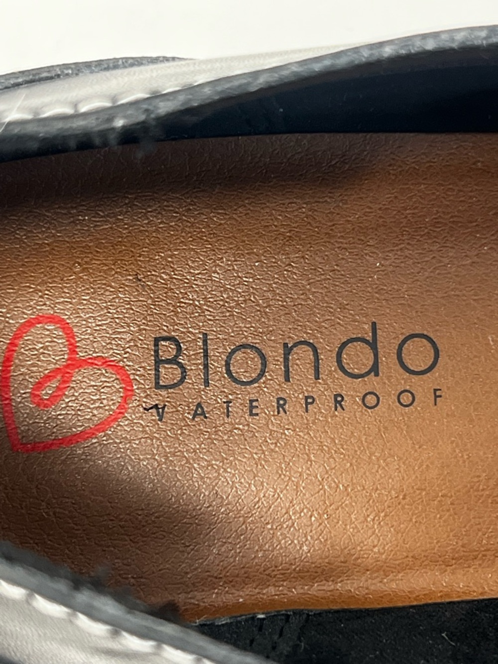 Blondo Black Lug-Sole Penny Loafers - Picture 8 of 9
